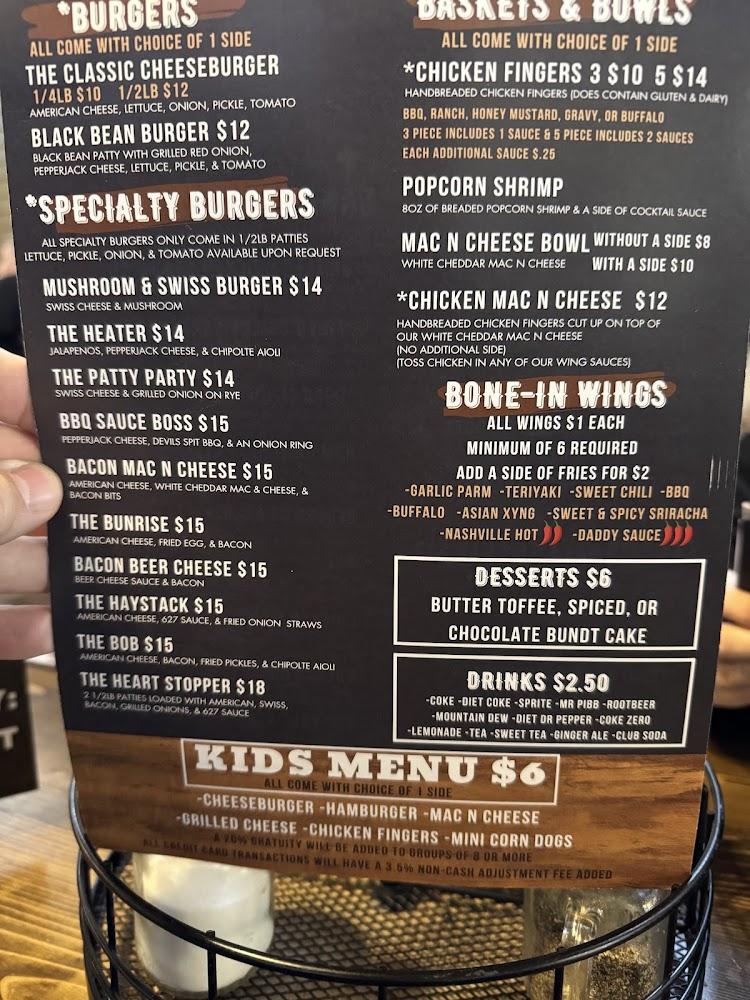 627 Event Space Menu image 4